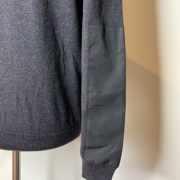 BUGATCHI Merino Wool Quarter Zip Sweater L - Picture 7 of 10